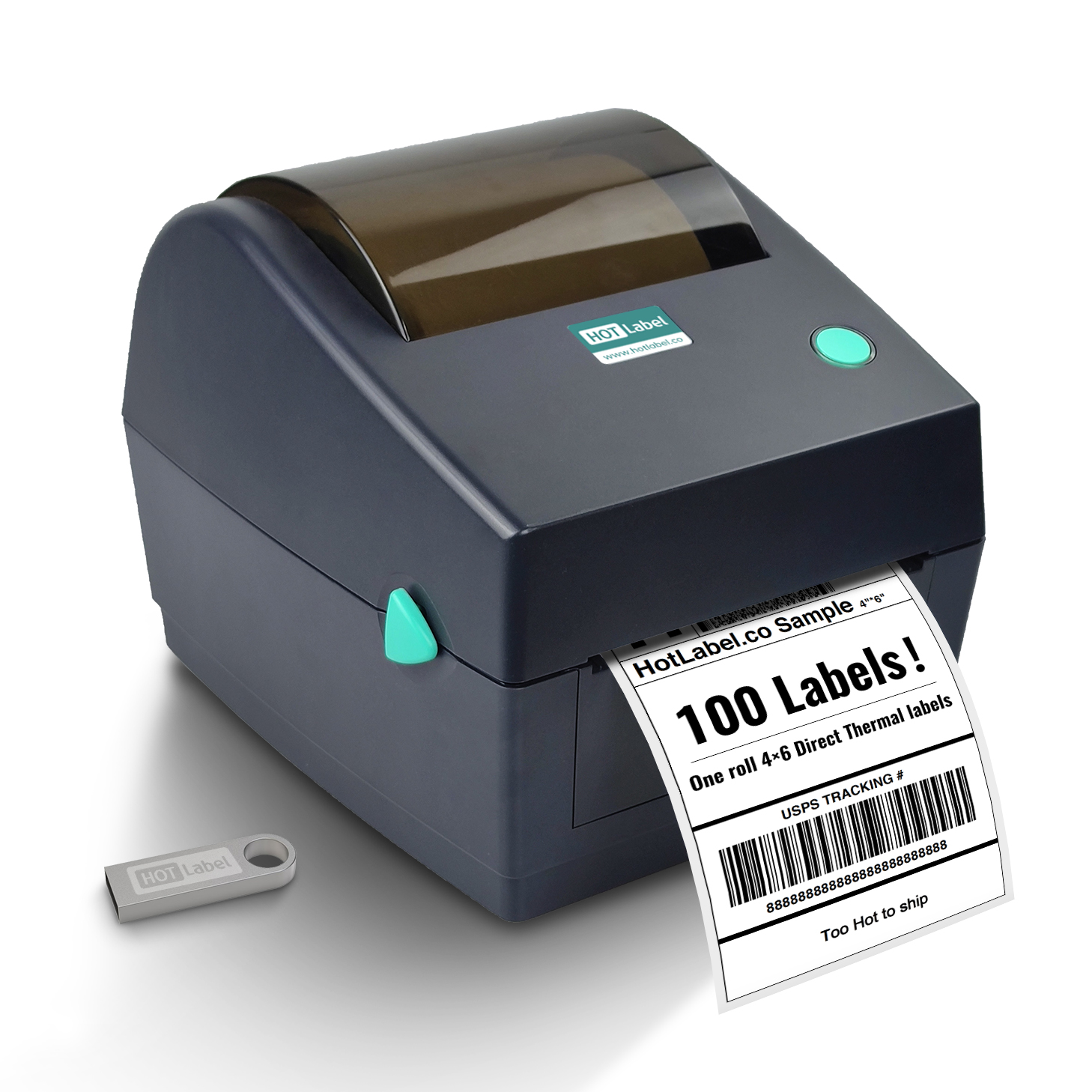 Labels loaded printing side up