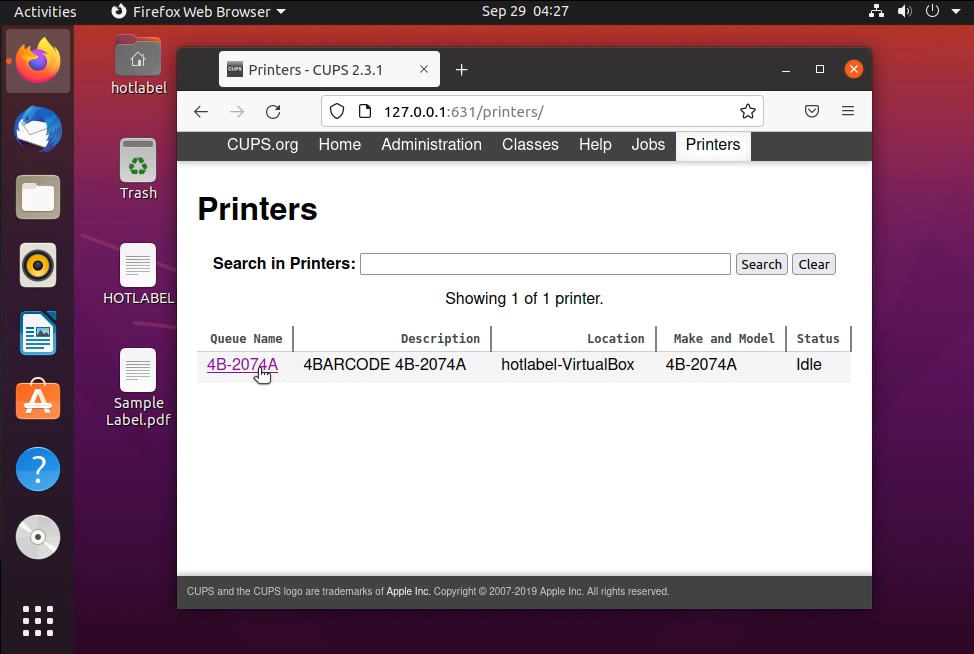 Does linux permit download printer drivers